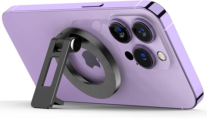 moofit Magnetic Phone Holder, Magnet Fitness Phone Mount Accessory for Gym, Fitness Bikes, Workout Equipment, Stroller and Cart Handlebars, Compatible with MagSafe (iPhone 16/15/14/13/12 Series)