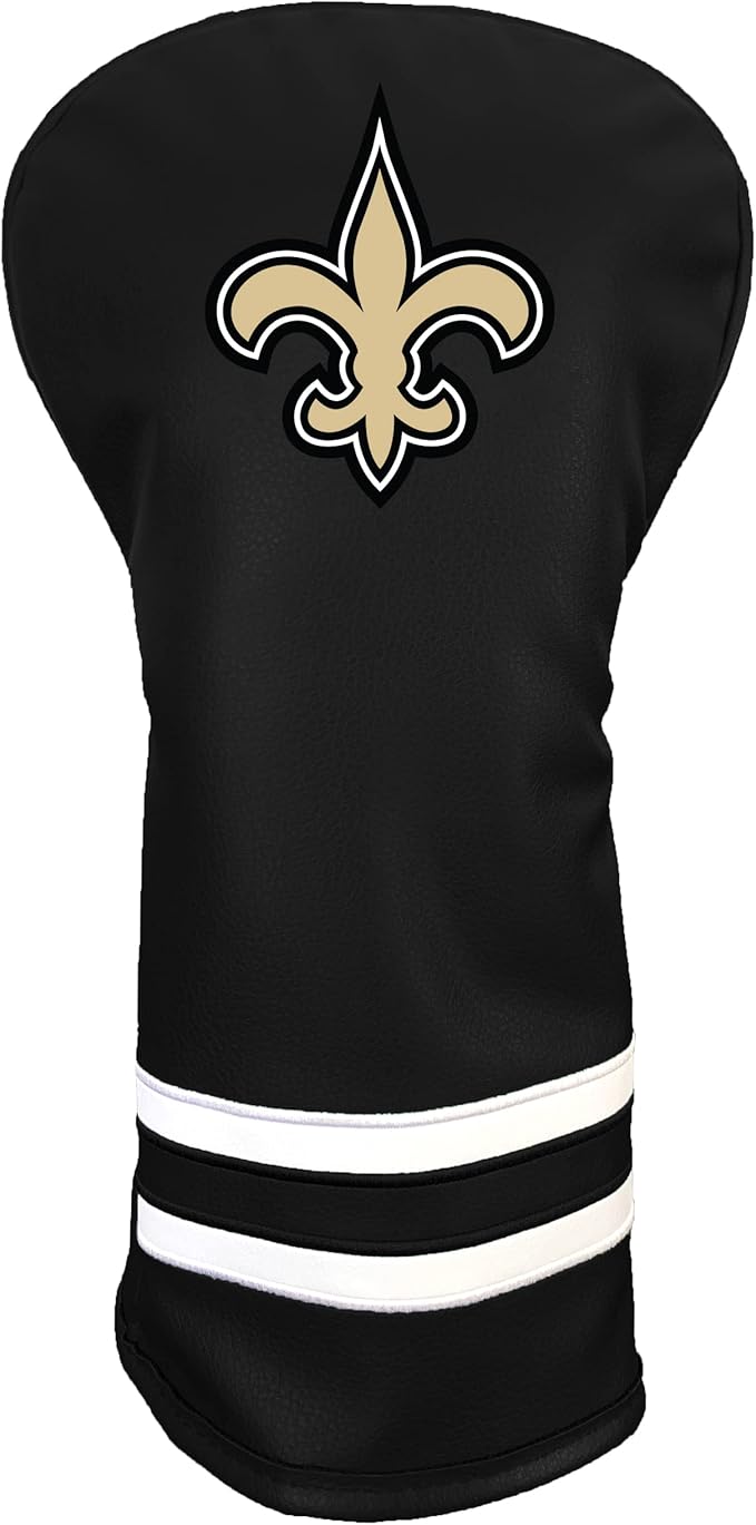 Team Golf NFL Vintage Driver Golf Club Headcover (Printed), Form Fitting Design, Retro Design with Fleece Lining for Extra Club Protection