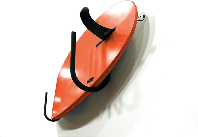Extreme Max 3005.3477 SUP/Surfboard Wall Cradle Set - The Original High-Strength One-Piece Design - 200 lb. Capacity