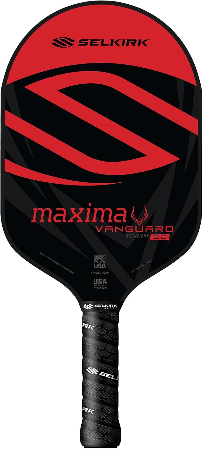 Selkirk Sport Vanguard Hybrid Pickleball Paddle | Carbon Fiber Pickleball Paddle with a Polypropylene X5 Core | Pickleball Rackets