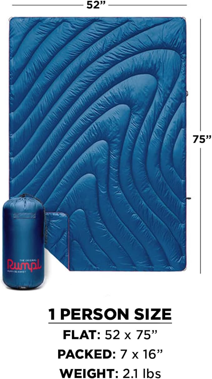 Rumpl Original Puffy National Park Blanket for Camping and Outdoors, Yosemite - V1