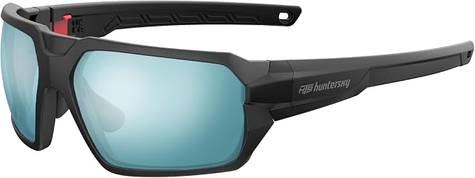 HTS HUNTERSKY Ballistic Tactical ANSI Z87.1+ Impact Protection Anti Fog Shooting Glasses Military Grade Airsoft Range