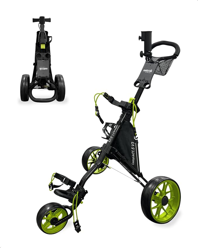 Caddytek Golf CaddyLite 11.5 V3 Superlite Deluxe Push Cart