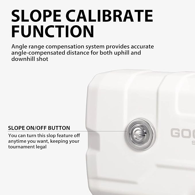 Gogogo Sport Vpro Golf Rangefinder 900 Yards Slope Laser Range Finder with Pinsensor & Flag-Lock, 6X Magnification, Pulse Tech