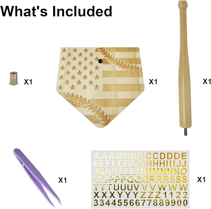 Baseball Ring Holder Softball Ring Display Case Championship Baseball Ring Display Stand Gifts for Men - Flag Pattern