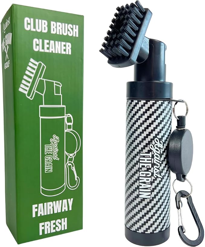 Golf Bag Accessories for Men – Golf Club Water Brush, 50 Golf Tees, Divot Tool & 12x20 Inch Towel - Golf Gifts for Men, Mens Golfing Gifts, Golf Essentials for Men, Golf Accessories Kit