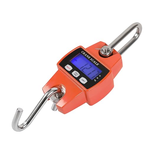 HFS(R) 660LB/300KG Heavy-Duty Digital Hanging Crane Scale - Versatile, Accurate, and Durable for Hunting, Farming, Luggage, and More