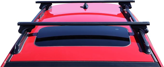 BrightLines Black Heavy Duty 220 lbs Universal Crossbars Roof Racks Compatible with 2013-2026 Subaru Crosstrek & Crosstrek Wilderness & 2022-2026 Outback Wilderness for Kayak Luggage ski Bike Carrier