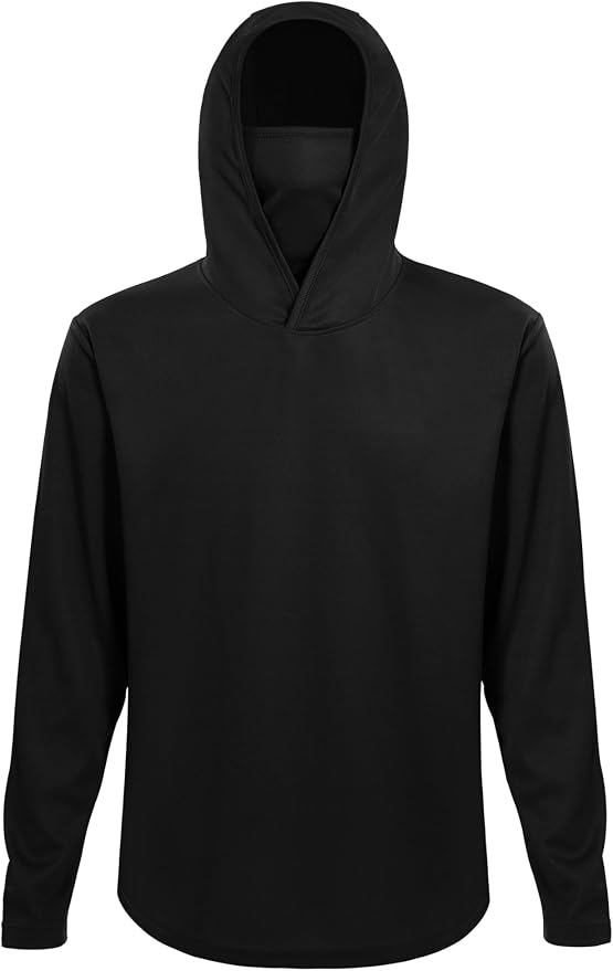 Mens Long Sleeve T-Shirts Casual Crew Neck Tee Shirt Summer Soft Running Swimming Cycling Fishing Tops