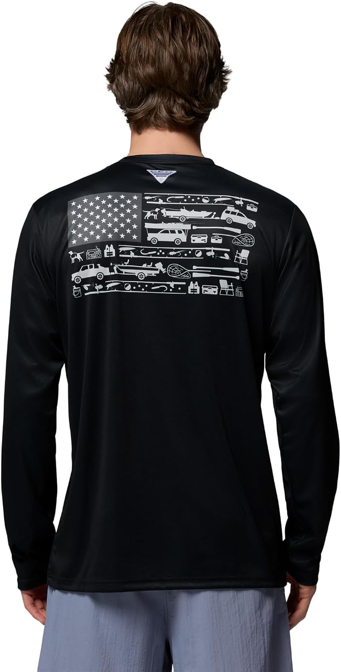 Columbia Terminal Tackle PFG Fish Flag Long Sleeve