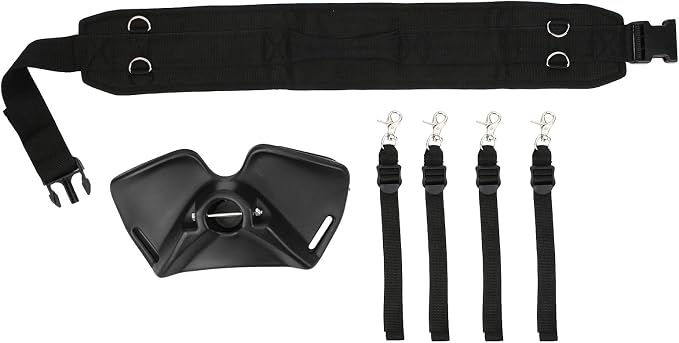 Fishing Belt Rod Holder, Adjustable Fish Fighting Belt Waist Rod Support Holder Stand Up Fish Fighting Rod Holder for Fishing Accessories