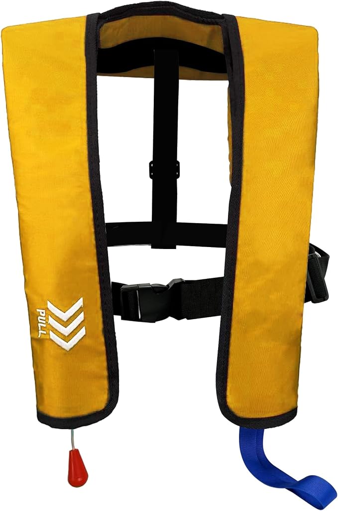 Automatic Inflatable Life Jackets for Adults Life Vests PFD Low Profile Load Capacity Up to 330lbs