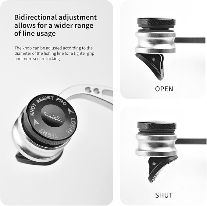 FG Knot Assist Tool，Knot Assist GT Knotter Leader Connection Knot Assist 2.0 for FG Knot Braided Line to Leader Connection Fishing Knot Tying Tool for Braid to Monofilament Leade