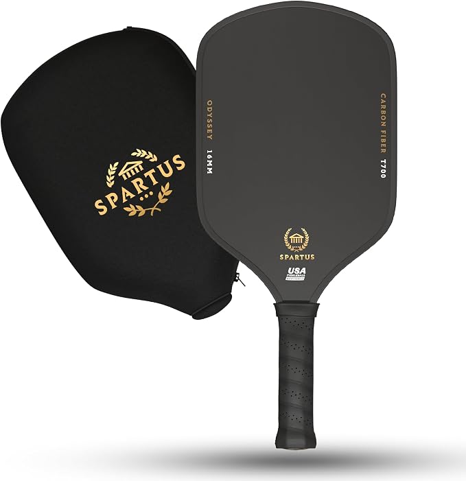 Spartus Apex Series Pickleball Paddle with TruGrit Surface Technology and Boost Core for Power & Control - USAP Approved