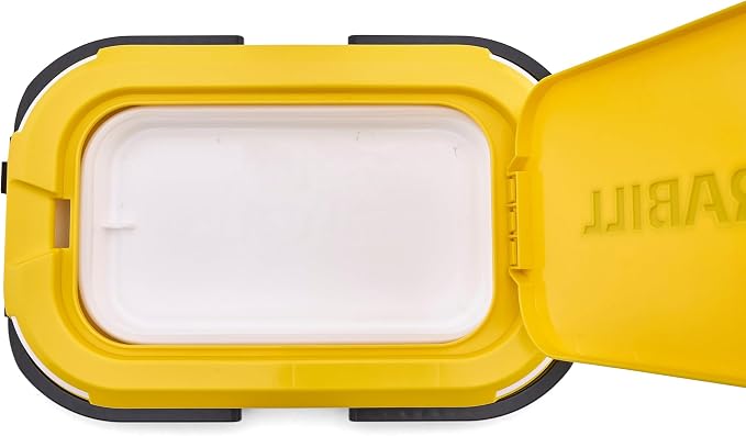 Frabill Collapsible Live Bait Bucket, 6 qt Capacity, Collapses to Same Size as Plano 3700 Stowaway, Comfortable Handles