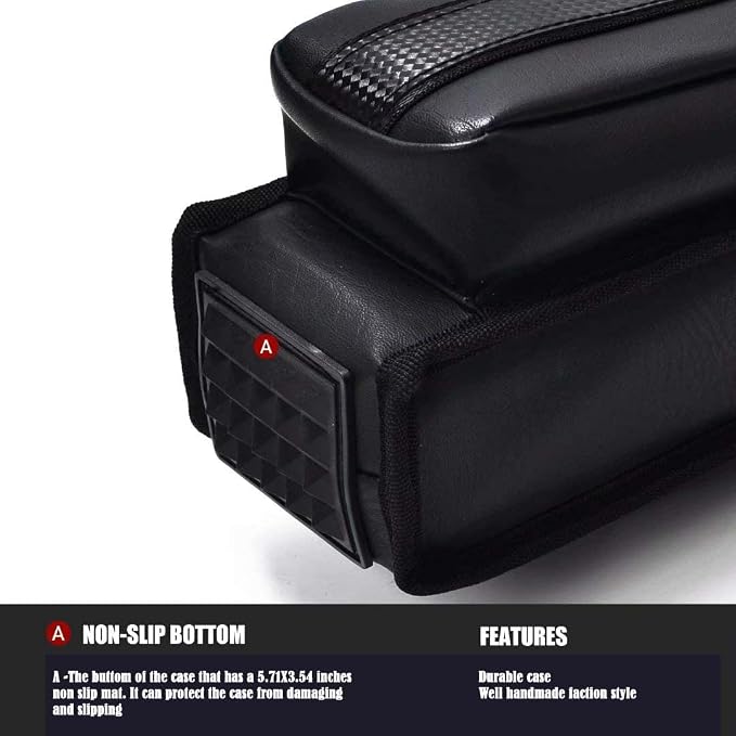 Champion 2X2,2X3,3X4 Nylon/Leatherette Billiard Pool Cue Stick Hard Case