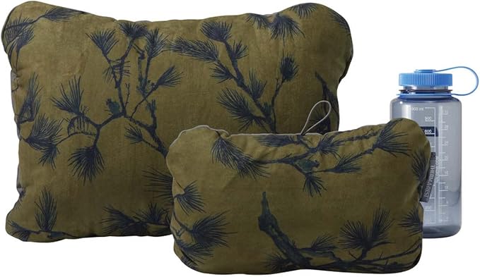 Therm-a-Rest Compressible Camping and Backpacking Pillow, Pines, Small