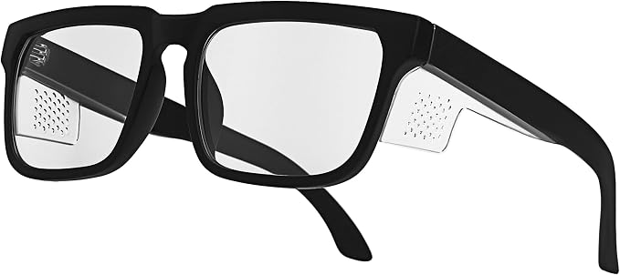Z87 High-Visibility Construction Anti-Fog Photochromic UV400 Blue Light Blocking Impact Resistant Safety Glasses