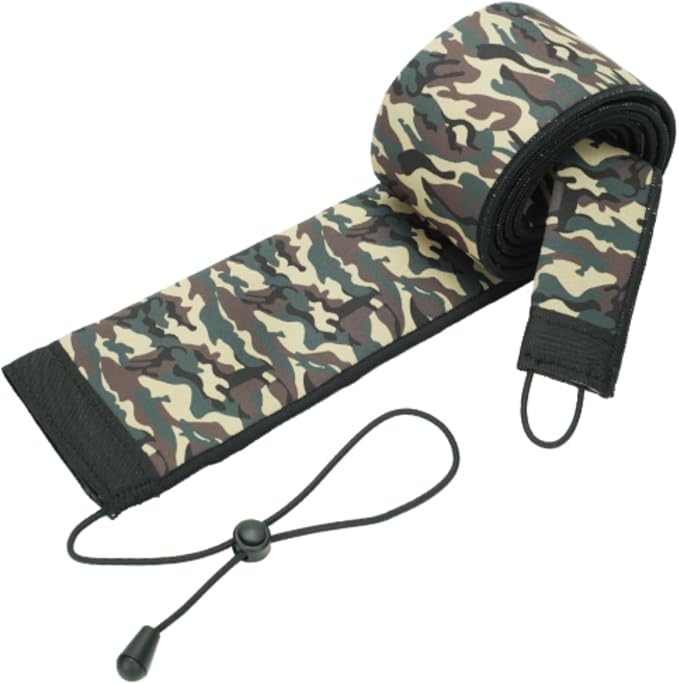 Neoprene Fishing Rod Sleeves,Fishing Rod Socks for Protect Rod | UV Resistance,Puncture Resistant, Protect Casting, Spinning, Trolling Fishing Rods,Fishing Pole Sleeve for Transport, Storage