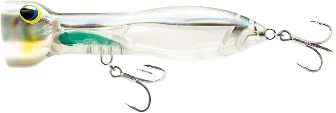 Nomad Design Chug Norris 6” (150mm) Topwater Floating Popper Fishing Lure with BKK Hooks & Durable Diamond Armour, for Bluefin & Yellowfin Tuna, Cubera Snapper, & Roosterfish