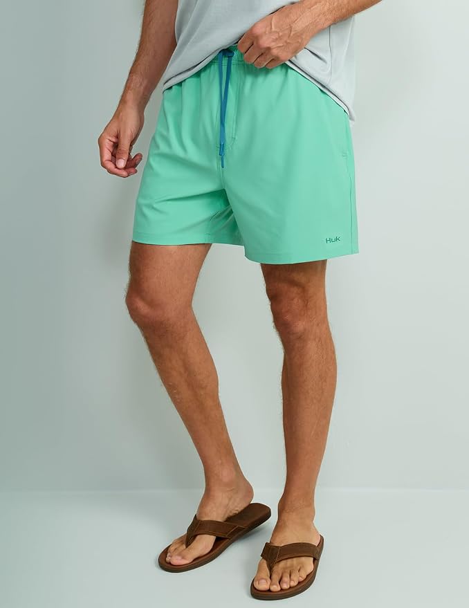 HUK Men's Pursuit Volley Short, Quick-Dry Fishing Shorts for Men