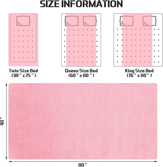 Mixweer 2 Pcs Oversized Bath Towels, 40 x 80 Inch Giant Microfiber Jumbo Bath Sheets Ultra Soft Bathroom Microfiber Quick Dry Absorbent Shower Towels for Spa Camping Beach (Light Pink)