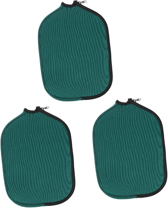 Sosoport 2pcs Racket Cover Table Tennis Balls Storage Bags Table Tennis Storage Case Organizing Bag for Game