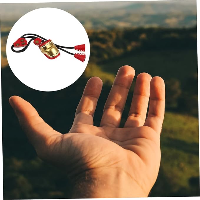 BESPORTBLE 2pcs Guard Sleeve Bow Fingers Outdoor Cover Finger Protection Right Archery Copper for Shooting