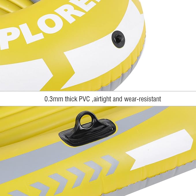 LIANGLIDE Inflatable Kayak Inflatable Kayak 2 Person 30×23×8 PVC Inflatable Kayak Canoe 2 Person Rowing Boat Fishing Drifting Diving