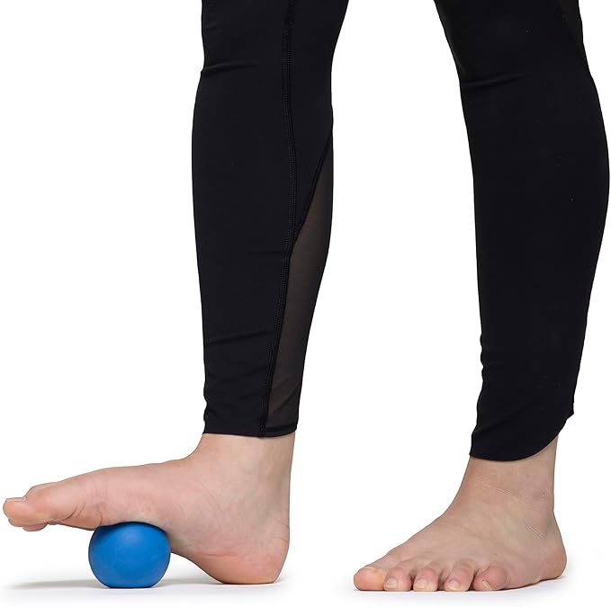 OPTP Massage Ball Set – Moderate and Firm Density Therapy Ball Set – Deep Tissue Massage Balls for Plantar Fasciitis, Sore Muscle Relief — Super Pinky Ball and Super Firm Ball (Pack of 2)