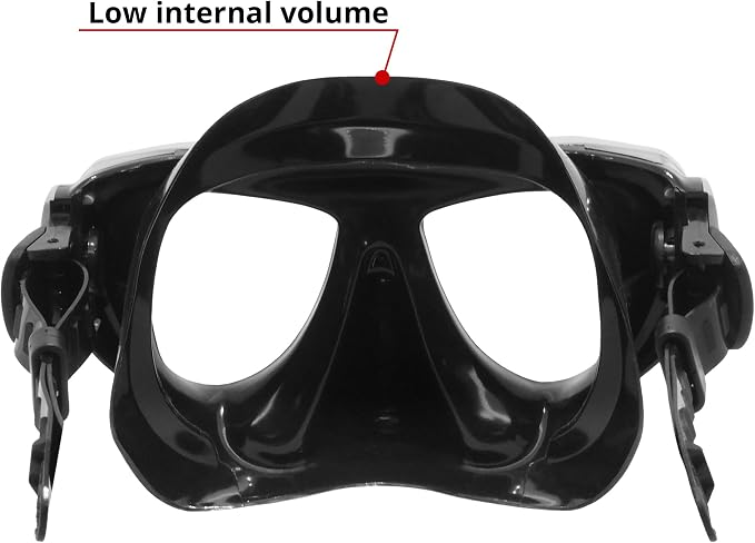Aviator Diving Mask - Tempered Glass, Anti-Leak Silicone Skirt - Scuba Dive, Freediving, Spearfishing, Snorkel Mask for Adults