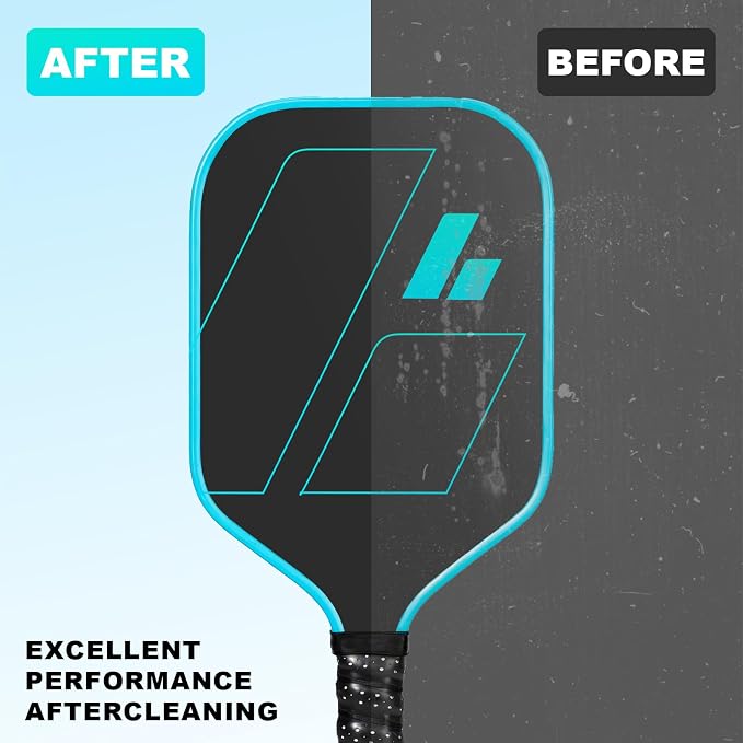Pickleball Paddle Eraser & Cleaner for Carbon Fiber Paddles, Seamless Mold Design, Quickly and Effectively Removes Residue, Eliminating Ball Marks, Dirt, and Minor Scratches