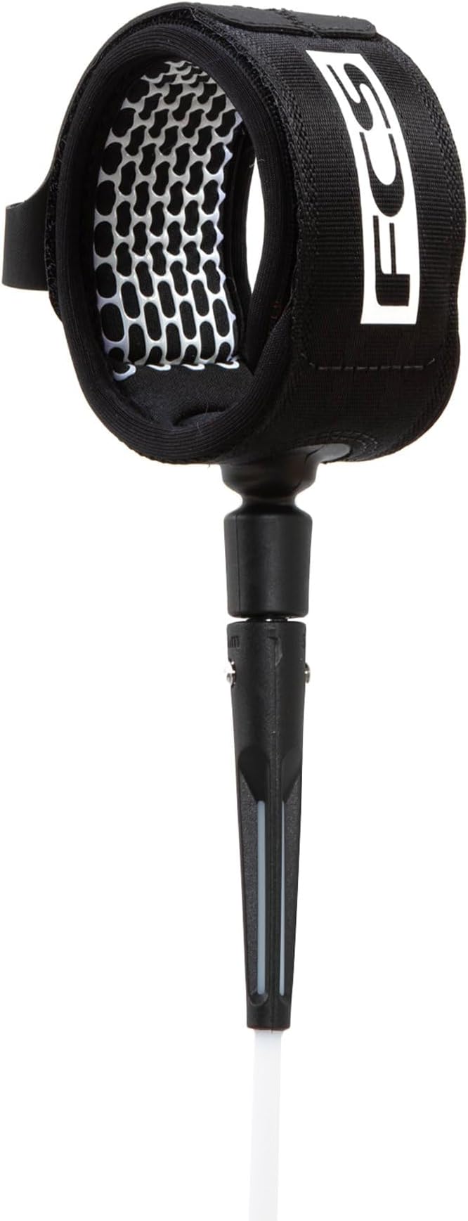 FCS All Round Essential Leash | Lightweight & Durable Surf Leash for 2-8ft Waves, in-Cuff Silicone Grip, Easy-Release Tab