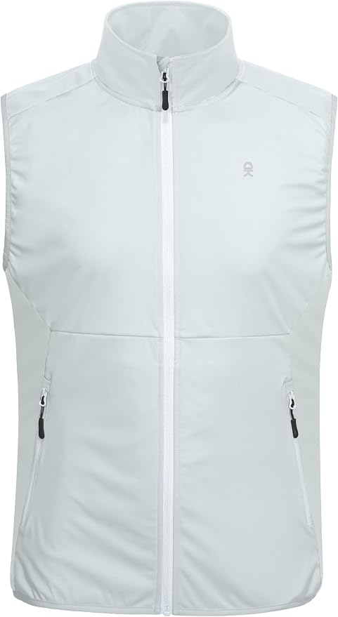 Little Donkey Andy Men's Water-resistant Outerwear Vests, Stretch Windproof Vest for Cycling, Running, Golf