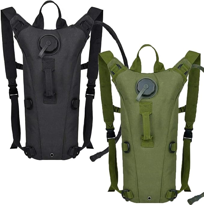 Running Hydration Vest Pack Tactical 3L Water Bladder Backpack Bag for Cycling Marathon Hiking Daypack Men & Women