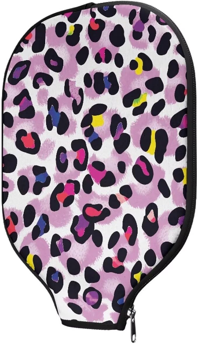 Blue Camo Corgi Pattern Print Pickleball Paddle Covers Only Paddles Holder Sleeve Fits Most Rackets