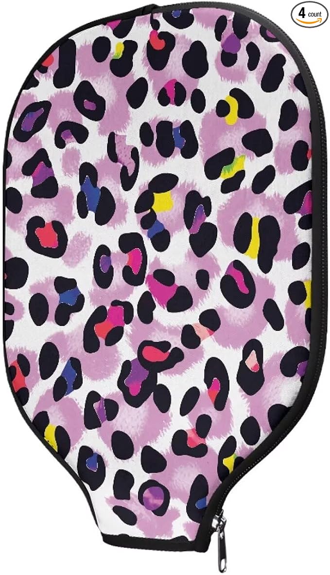 Blue Camo Corgi Pattern Print Pickleball Paddle Covers Only Paddles Holder Sleeve Fits Most Rackets