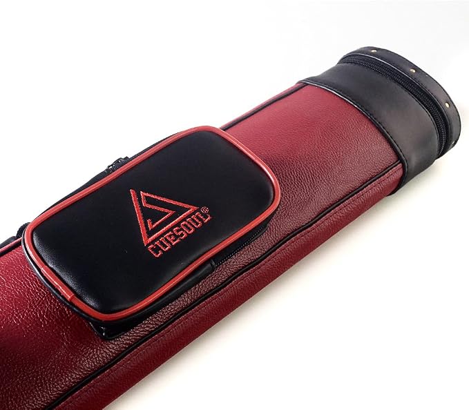 CUESOUL Soocoo Series 2x4/2x2 Hard Pool Cue Case -Holds 2 Cue Butt and 4 Cue Shafts,Four Color Available