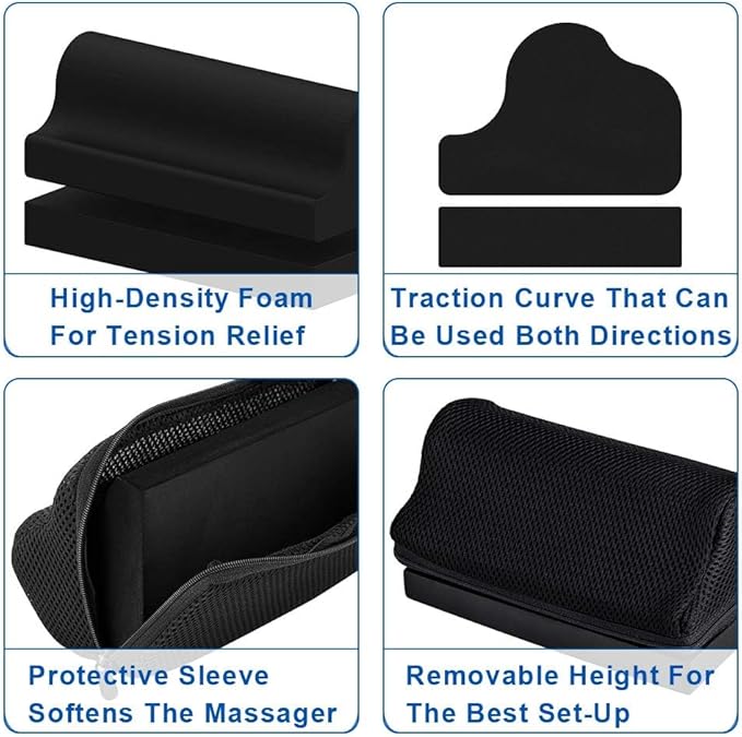 StrongTek Balance & Neck Relief Set – Foam Pad + Cervical Wedge for Stability, Posture & Rehab