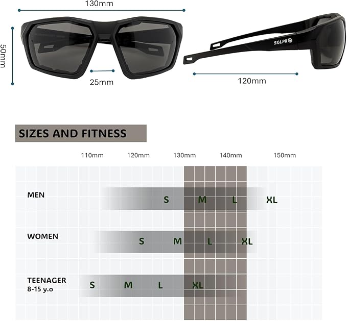 ANSI Z87.1+ Safety Sunglasses, Impact Resistant with EVA Foam, Anti-Fog Windproof for MTB, Cycling, Shooting, Work