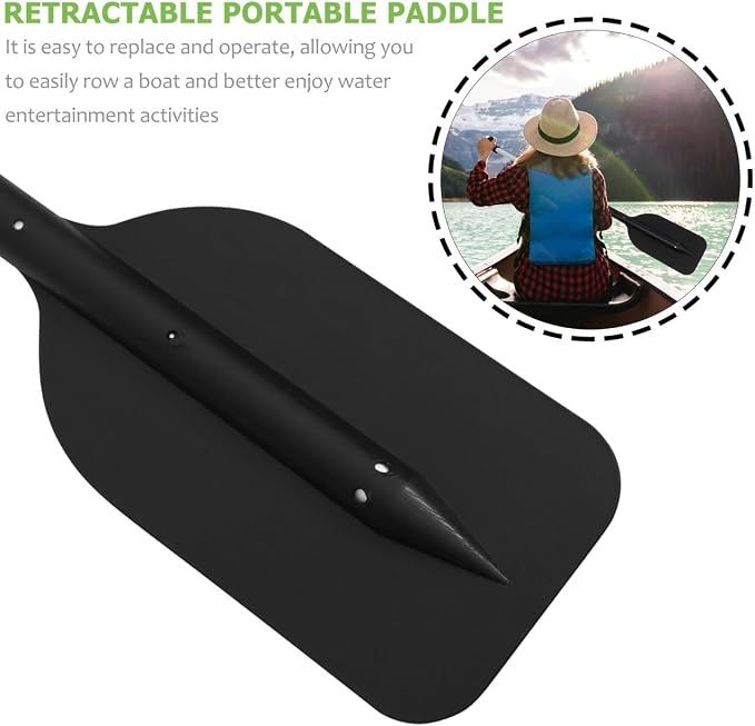 BESPORTBLE Telescopic Kayak Paddle: 2 Pack 22-41inch Aluminum Alloy Boat Oars Collapsible Paddle for Boat Kayaking Rafting Canoe Outdoor Kayak Water Sports