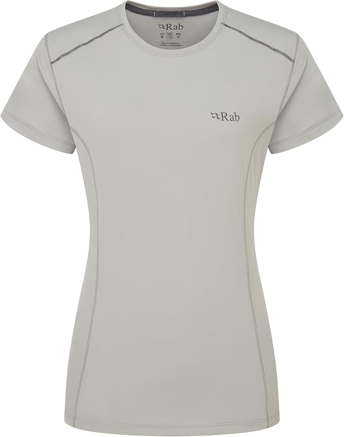 Rab Women's Force Tee - Lightweight T-Shirt for Hiking, Climbing, & Trail Running