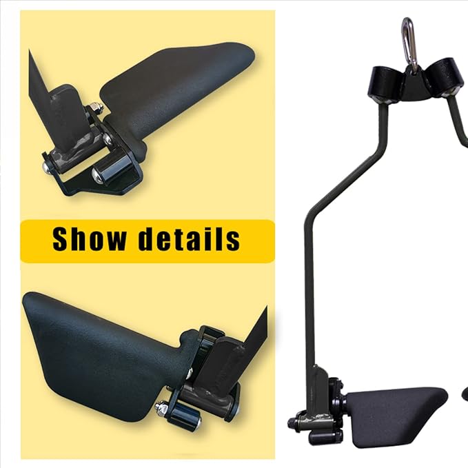 Adjustable Lat Pull down Bar, Cable Machine Attachments for Gym, Home Gym Fitness T-bar Row Pulldown Attachments, Lat Pull Down Machine Wide Grip Neutral Grip Handle