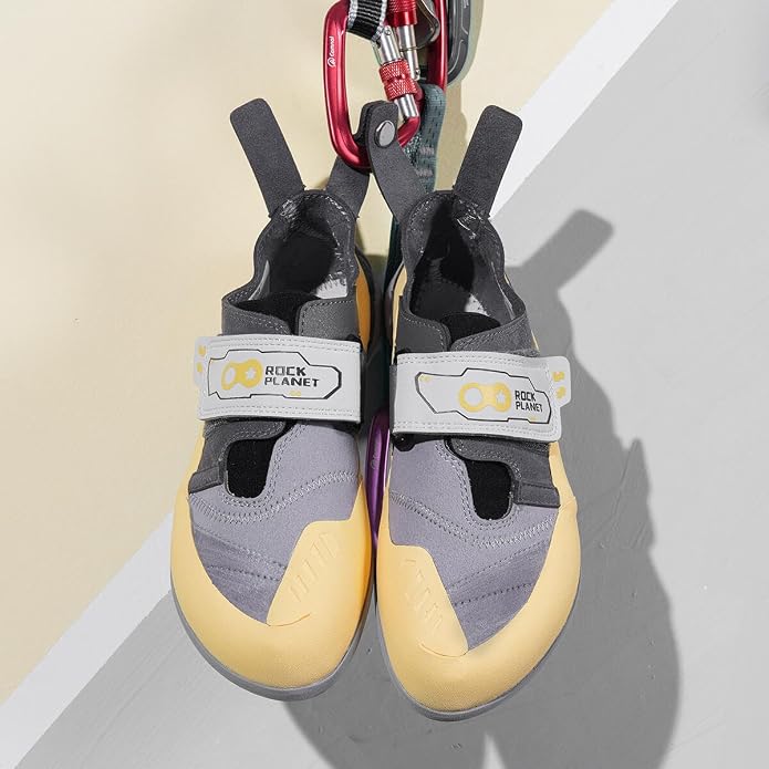 Climbing Shoes Men Lightweight Strong Anti-Slip Indoor Outdoor Rock Climbing Gym Training Beginner to Pro Performance