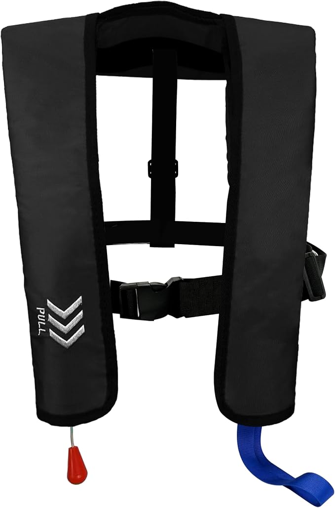 Automatic Inflatable Life Jackets for Adults Life Vests PFD Low Profile Load Capacity Up to 330lbs