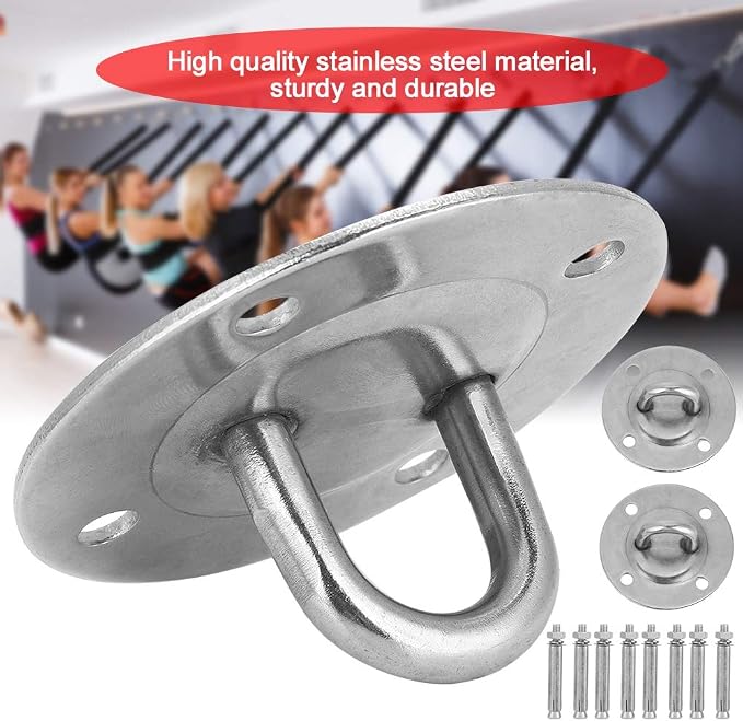 Jonlaki Swing Hangers, Stainless Steel Hammock Wall Hooks for Wall Ceiling Mount, Indoor Outdoor Hammock Chair Hanging Swing Hanging