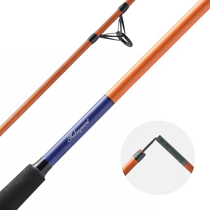 Shakespeare Catch More Fish Spinning Reel and Fishing Rod Combo with Kit