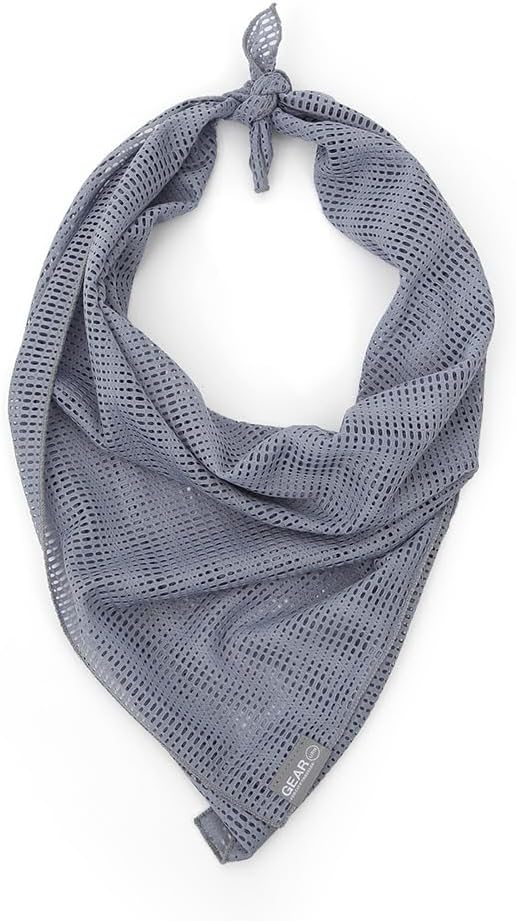 UNDERCONTROL Quick-Dry Mesh Scarf Lightweight Breathable Outdoor Bandana for Hiking, Running, Camping, Gorpcore Style Korea