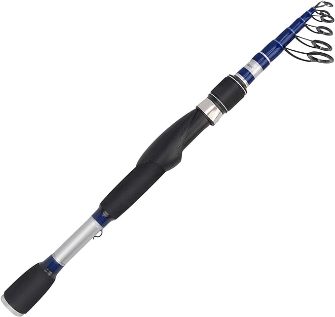 KastKing Compass Telescopic Fishing Rods and Combo, Easy to Travel | Sensitive Graphite Composite Blank, Easy to Travel, Packs to Just 17" in Length, Stainless Guides and Ceramic Rings