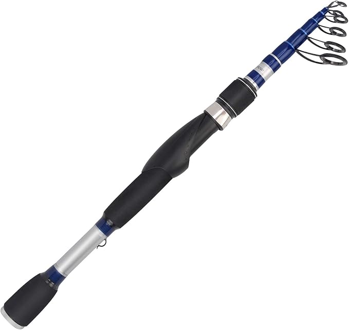 KastKing Compass Telescopic Fishing Rods and Combo, Easy to Travel | Sensitive Graphite Composite Blank, Easy to Travel, Packs to Just 17" in Length, Stainless Guides and Ceramic Rings
